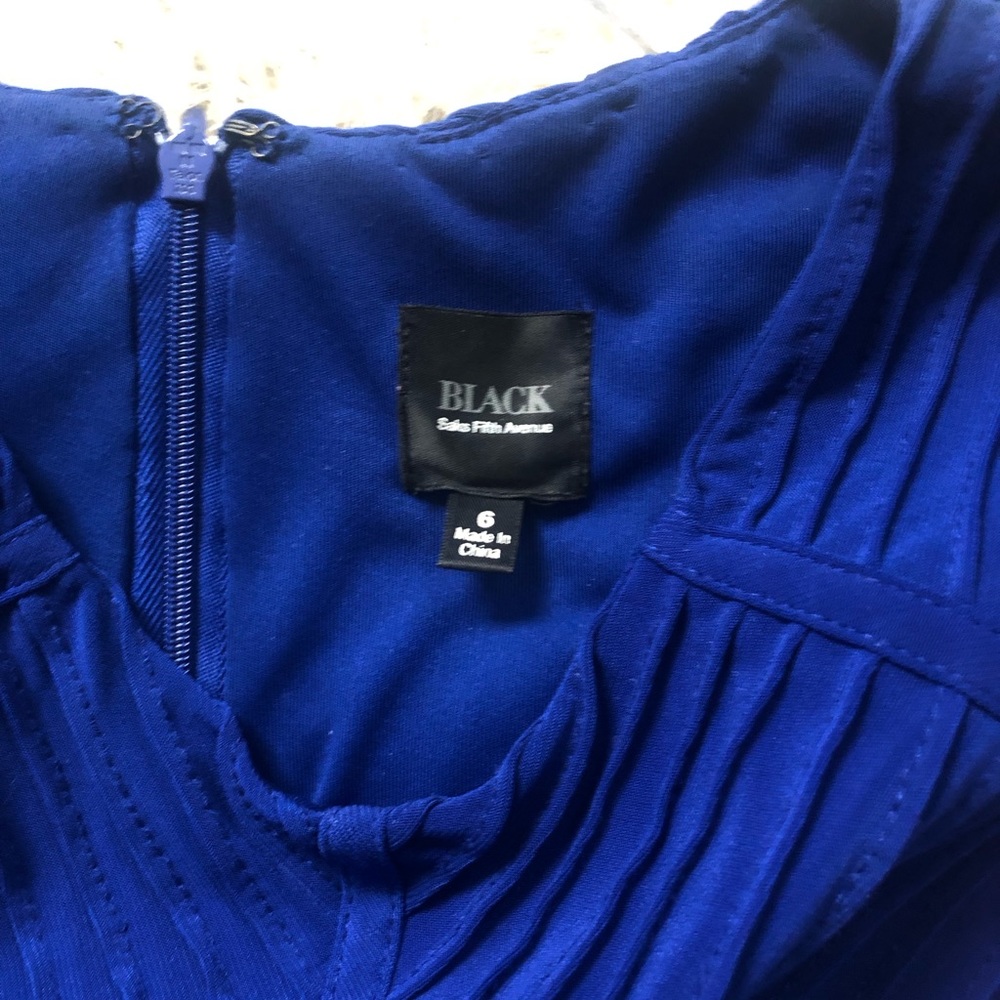Amazing blue Black Saks dress